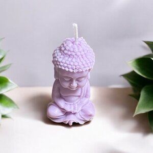 Premium 100% Natural Wax Buddha Candle - Scented - Yoga - Meditation - Gift